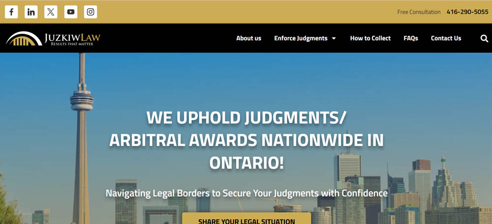 Enforce in Ontario