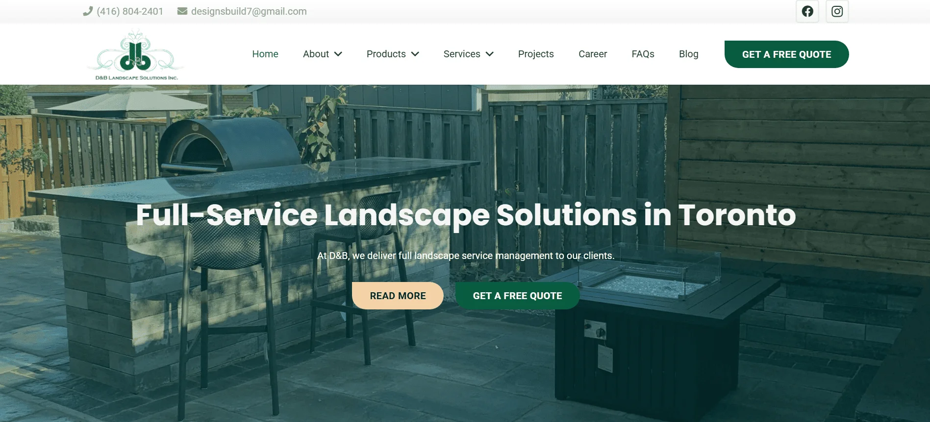 dblandscapesolutions home